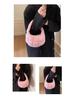 Korean Pleated Plaid Cloud Mini Handbag 2024 – Chic Downy Underarm Bag