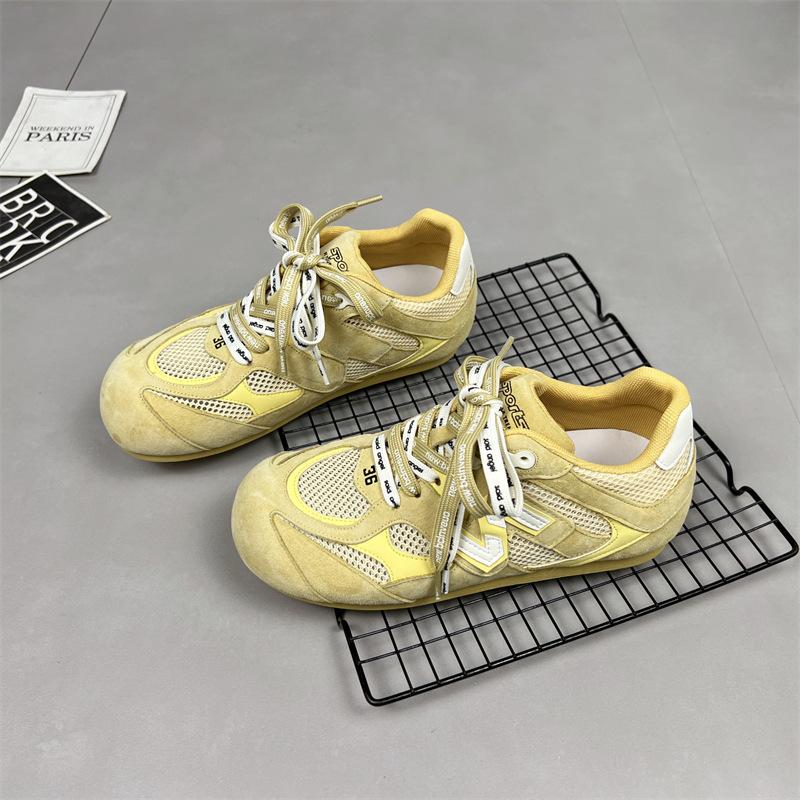 Summer new retro women's shoes casual sports shoes versatile sports soft sole increase