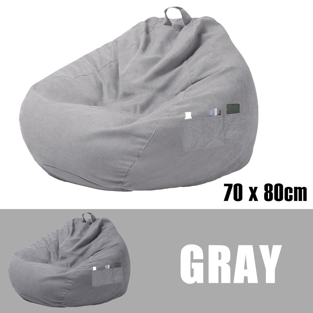 

1/2Pcs Lazy Sofa Cover Soft Comfortable Sofa Chair Decorative Breathable Chair Sofa Cover with 3 Side Pocket for Furniture Decor