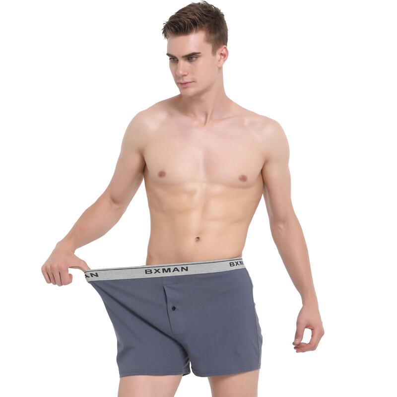 BXMAN Men's Pure Cotton Loose Boxer Briefs