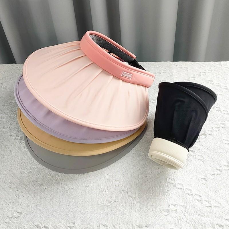 Summer Upf50 Sun Hat For Women With Large Brim And Breathable Ice Silk Fabric