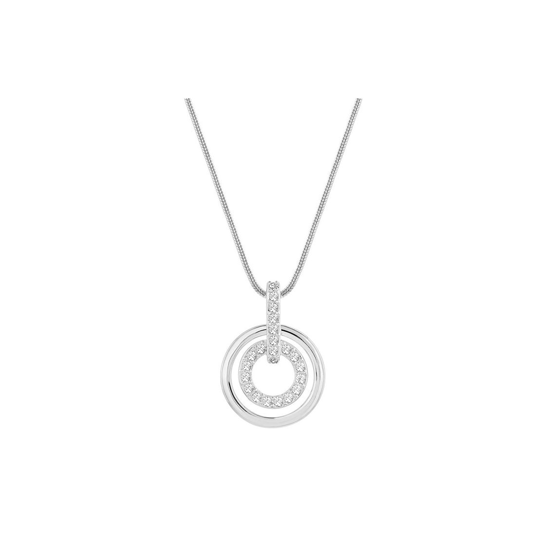 Swarovski Circle Interlocking Necklace Women necklace 681251 Box (Random Color)