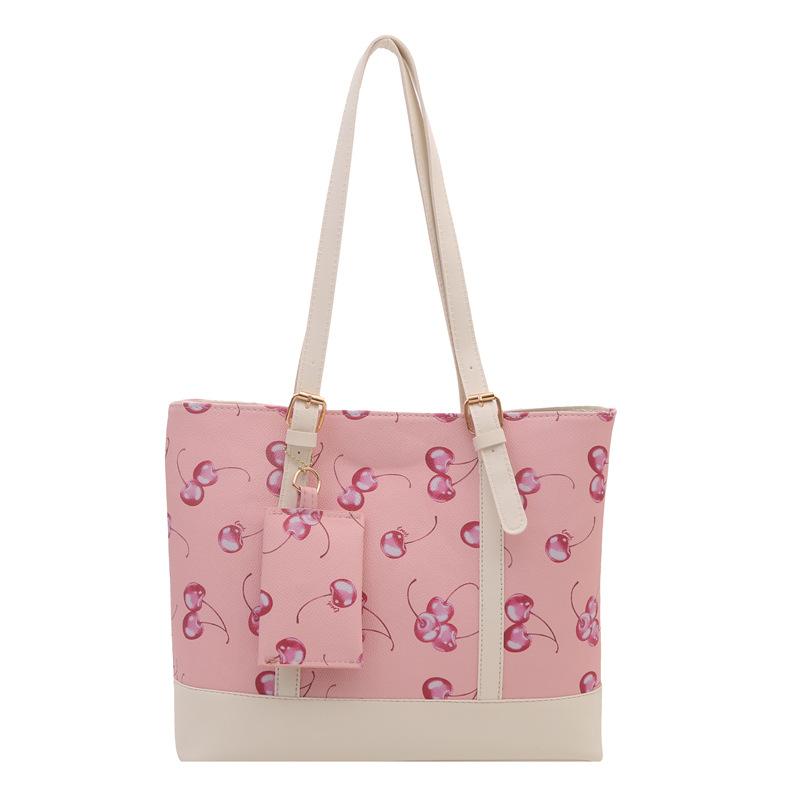 European and American fashion three-piece women's bag new simple and versatile travel one-shoulder crossbody handbag lightweight tote bag