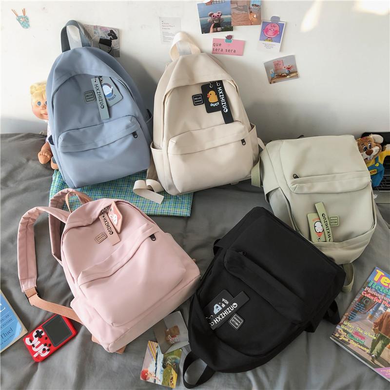Schoolbag female 1011 new Korean version high school student college student campus simple small fresh Japanese middle school student backpack