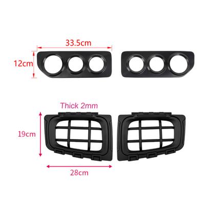 Car Tail Light Cover Front Fog Light Lamp Guards Decoration Cover Trim for Suzuki Jimny JB64 JB74 2019-2025 Exterior Accessories