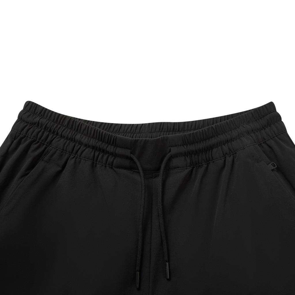 Li Ning X Jay Flow Collaboration Wade Series Casual Simple Lace-Up Loose Letter Print Comfortable Versatile Sports Shorts Men Shorts Black AKSV773-1
