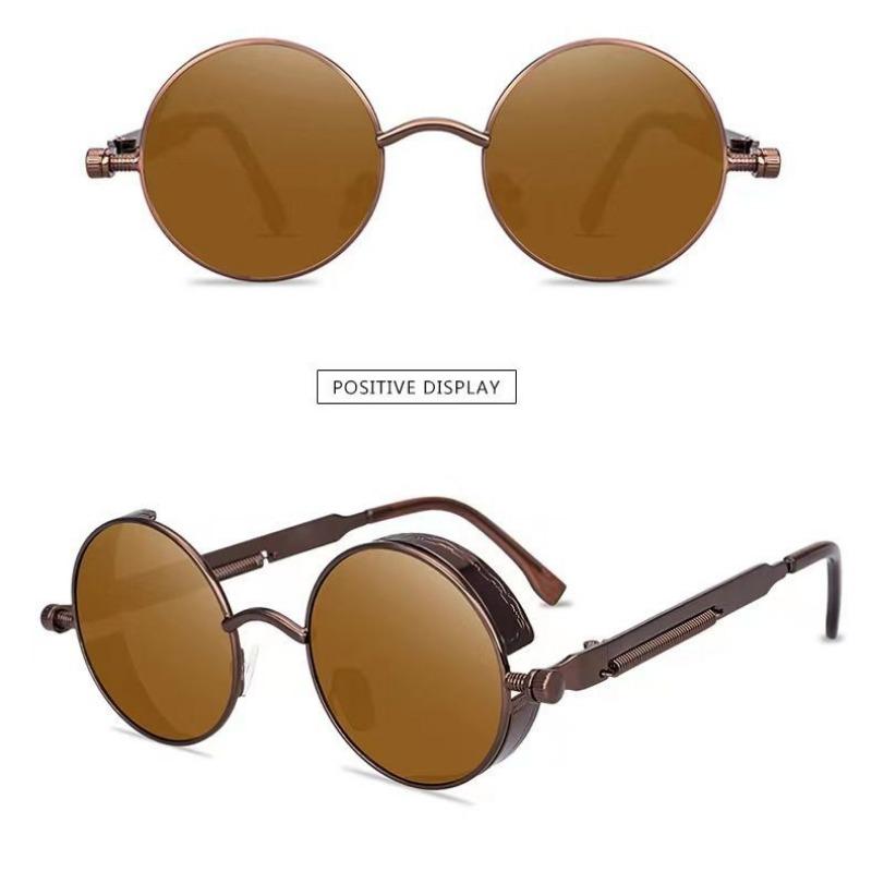 1PC Steampunk Sunglasses Metal Spring Foot Unisex Retro Vintage Eyewear for Men Women