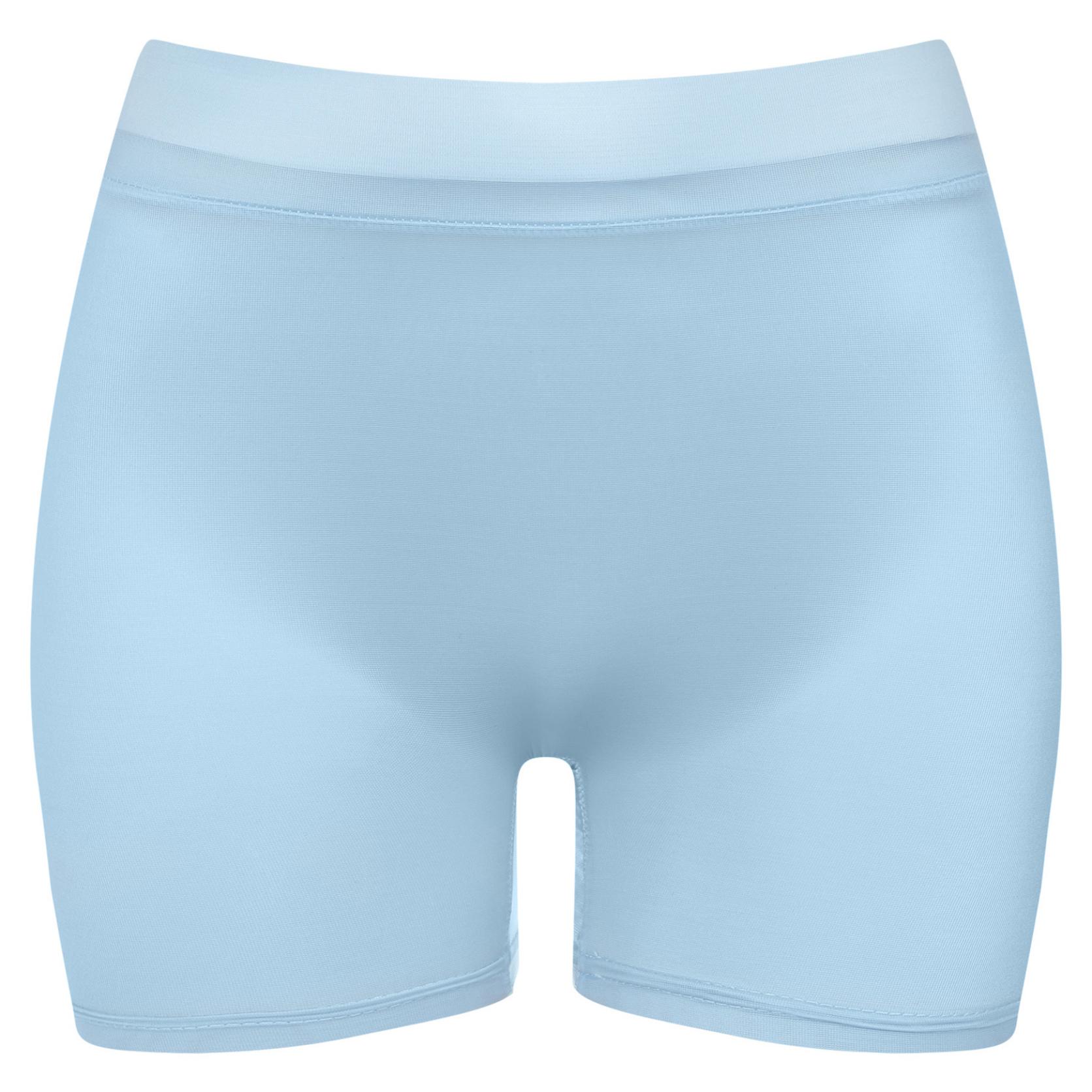 

Жіночі високоеластичні короткі штани з низькою посадкою Нижня білизна Нічна білизна Міні-шорти Прозорі обтягуючі шорти One Size світло-синій колір