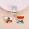 The Third Rome MOSCOW RUSSIA Eaneml Pins Saint Basil's Cathedral Suyumbike Tower Matryoshka Dolls Brooches Badge Jewelry Gifts