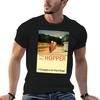 Edward Hopper Gas Minimalist Exhibition Art Poster Tshirt Soft Durable Cotton Tshirt