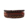 Retro Ethnic Style Woven Cowhide Bracelet DIY Set for Men