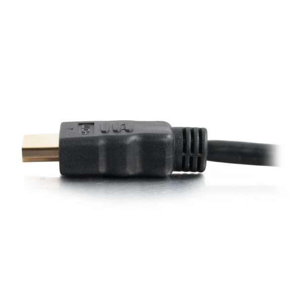 Câble HDMI C2G 12ft - Noir - HDMI Type A (Standard) - 4096 x 2160 pixels - Compatibilité 3D