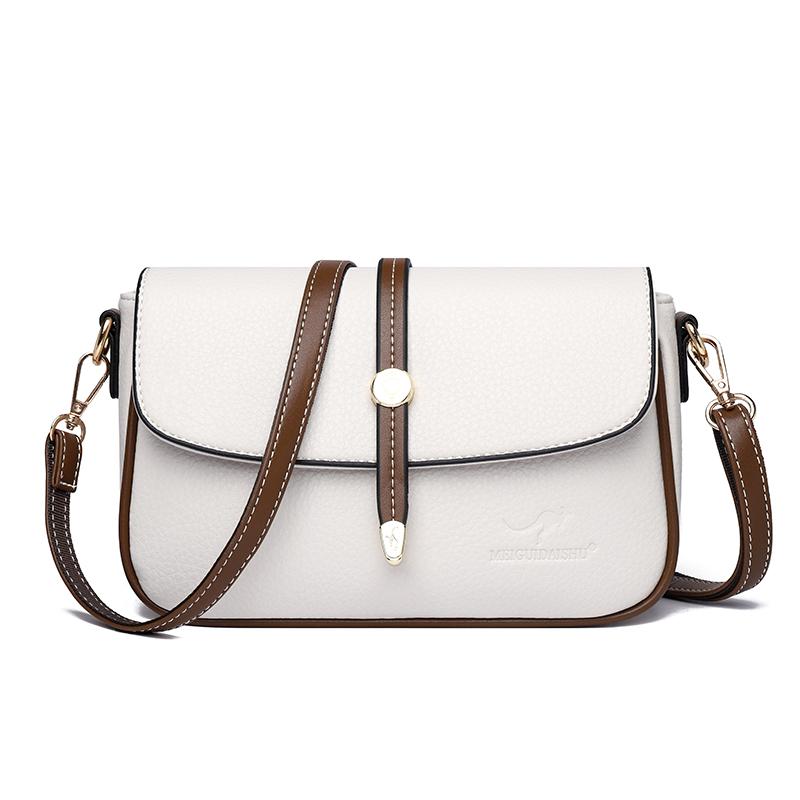 Casual leather bags for women women's shoulder bags luxury designer bag large capacity messenger bag