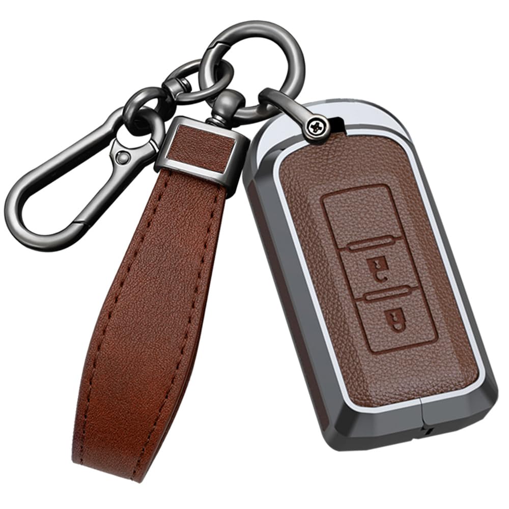 [SANRILY] Mitsubishi Smart Key Case Key Cover Key Protection Mitsubishi коричневый