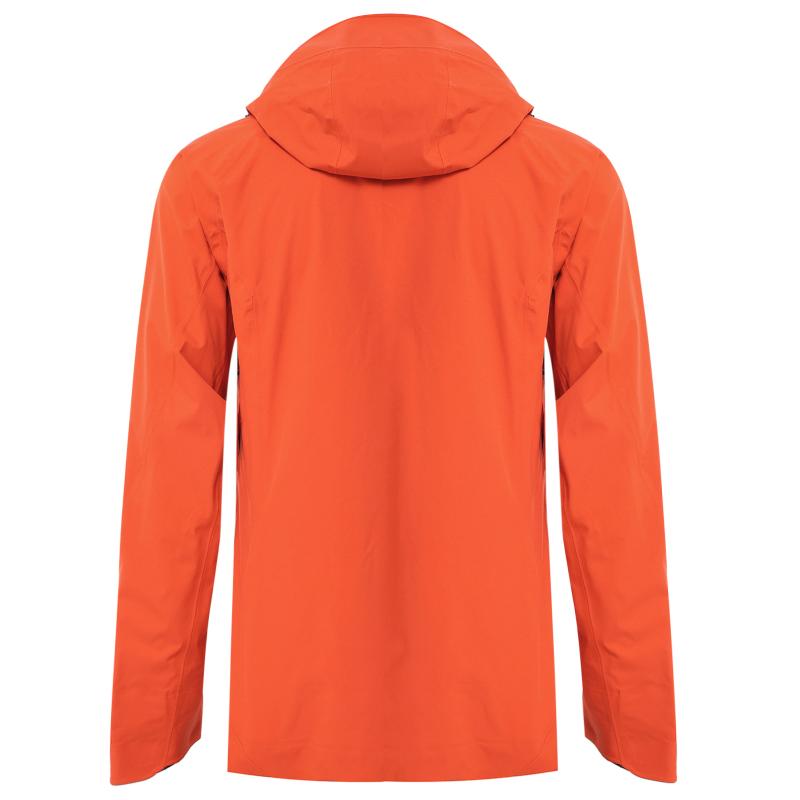 DECATHLON MH500 Lightweight Waterproof Windproof Breathable Jacket Men's Orange