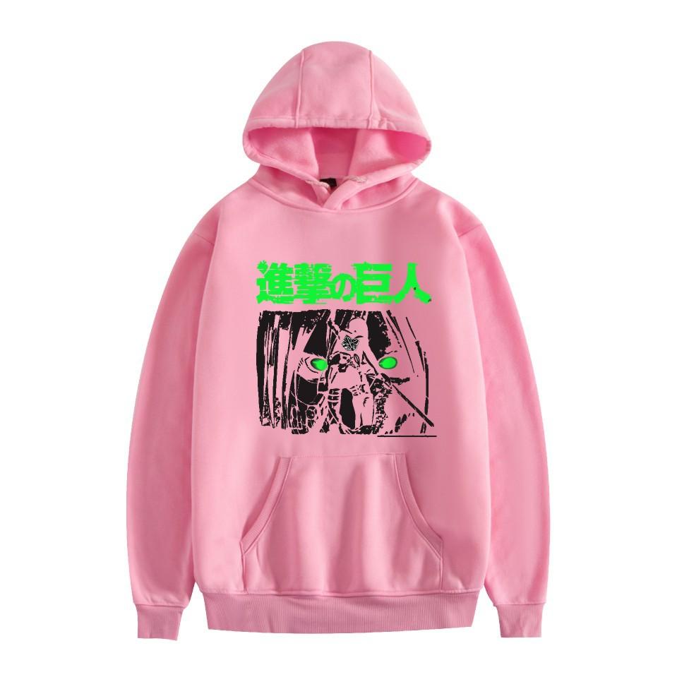 Unisex Attack on Titan Hoodie Sweatshirt Cartoon Printed Streetwear Hoodies for Couples Men Women