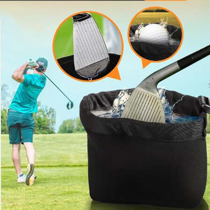 Easy-Clean Golf Scrub Bag Waterproof: Portable and DetachableEnhance Club On-The-Go-Essential Performance Accessory for Golfers