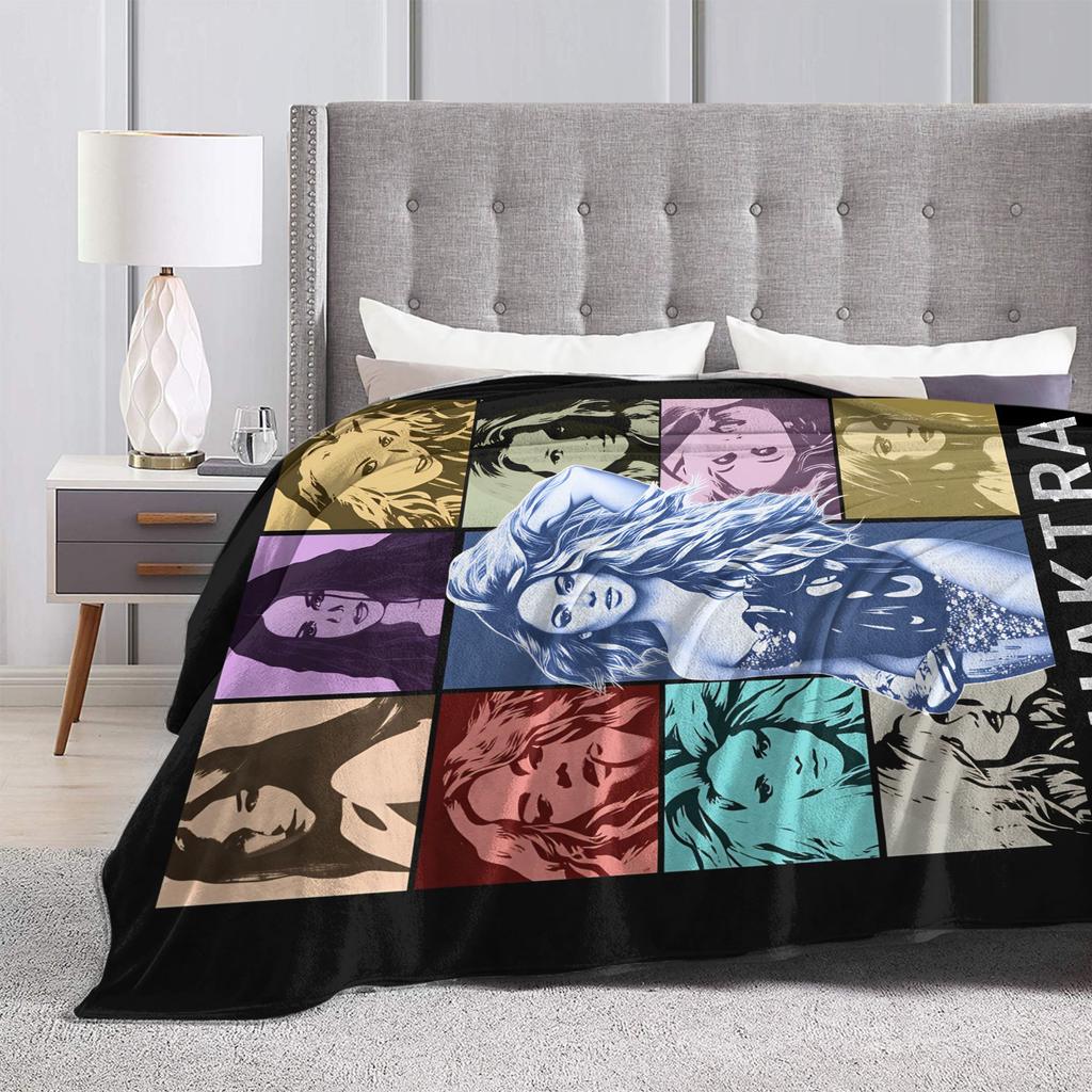 Shakira Coperta Morbida Calda Cantante Pop Decorativa Coperta Ponderata Peluche Comoda Divano Letto Copriletto in Flanella Copri Divano Letto