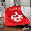 1pc 1.FC Kaiserslautern Blanket with Custom Name, Gift, for Men and Women, Soft Blanket, Good for Sofa Bed Couch Travel, Lightweight Flannel Blanket