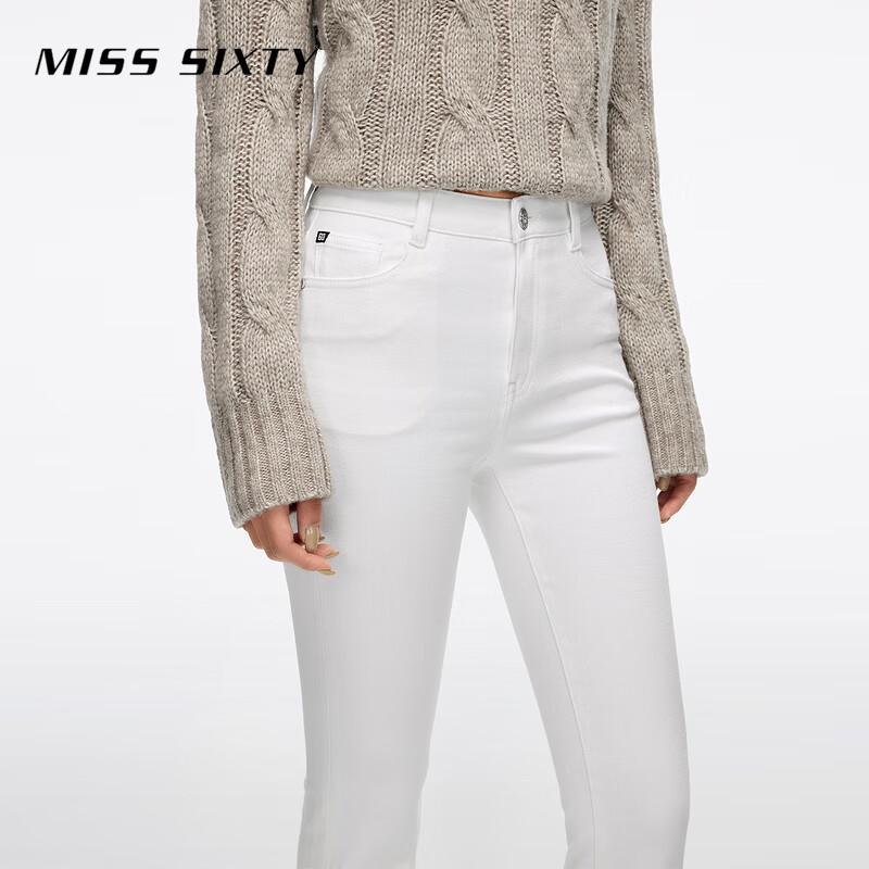 MISS SIXTY Women's High-Waist Slim Fit Flared Brushed Jeans