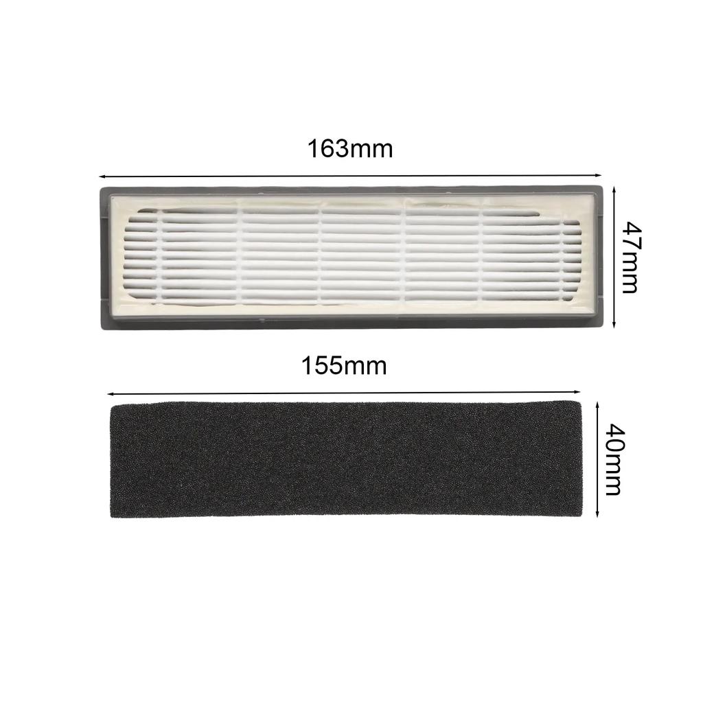 Replacement HEPA Filters for For Ecovacs For Deebot Models For OZMO 920 950 For T5 N8+ 8 Pack Efficient Filtration