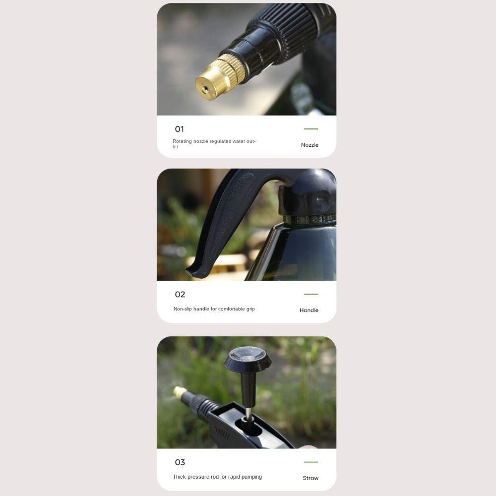 Drucksprühflasche 750ml/2L Sprühkanne Multifunktionale Sprühflasche Garten