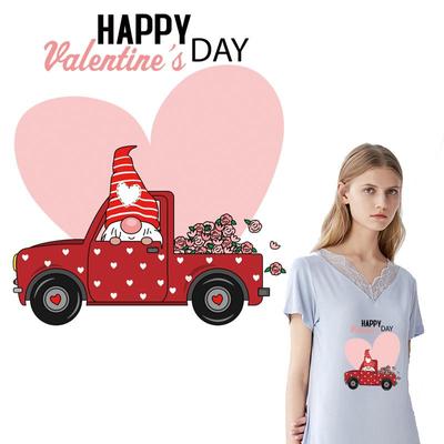 Adesivos de Dia dos Namorados em Roupas Homem Mulher Camiseta Jeans Adesivos Transferência de Calor Novos Patches A-Level Adesivos Térmicos Laváveis