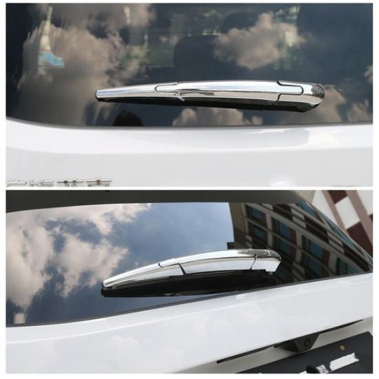For Jeep Renegade 15-2023 Bright Chrome Tail Rear Window Wipers Cover Trim 3PC