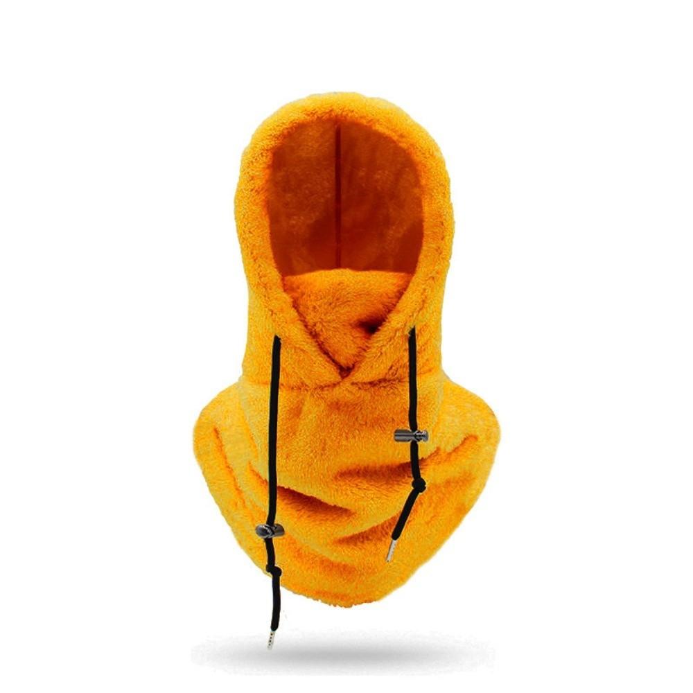 Windproof Plush Sherpa Hood Thickened Ski Mask Hat Fashion Face Cover Cap Outdoor Sports