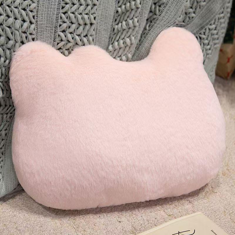 Adorable Kitty Cat Plush Pillow - Big Head Backrest and Sleeping Doll Gift for Girls