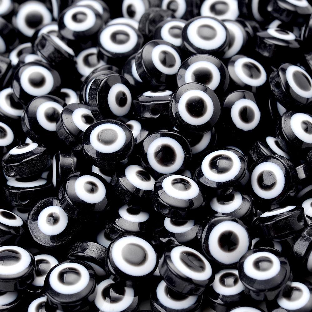 Resin Fish Eye Round Beads for DIY Devil Eye Bracelets, Necklaces, and Accessories