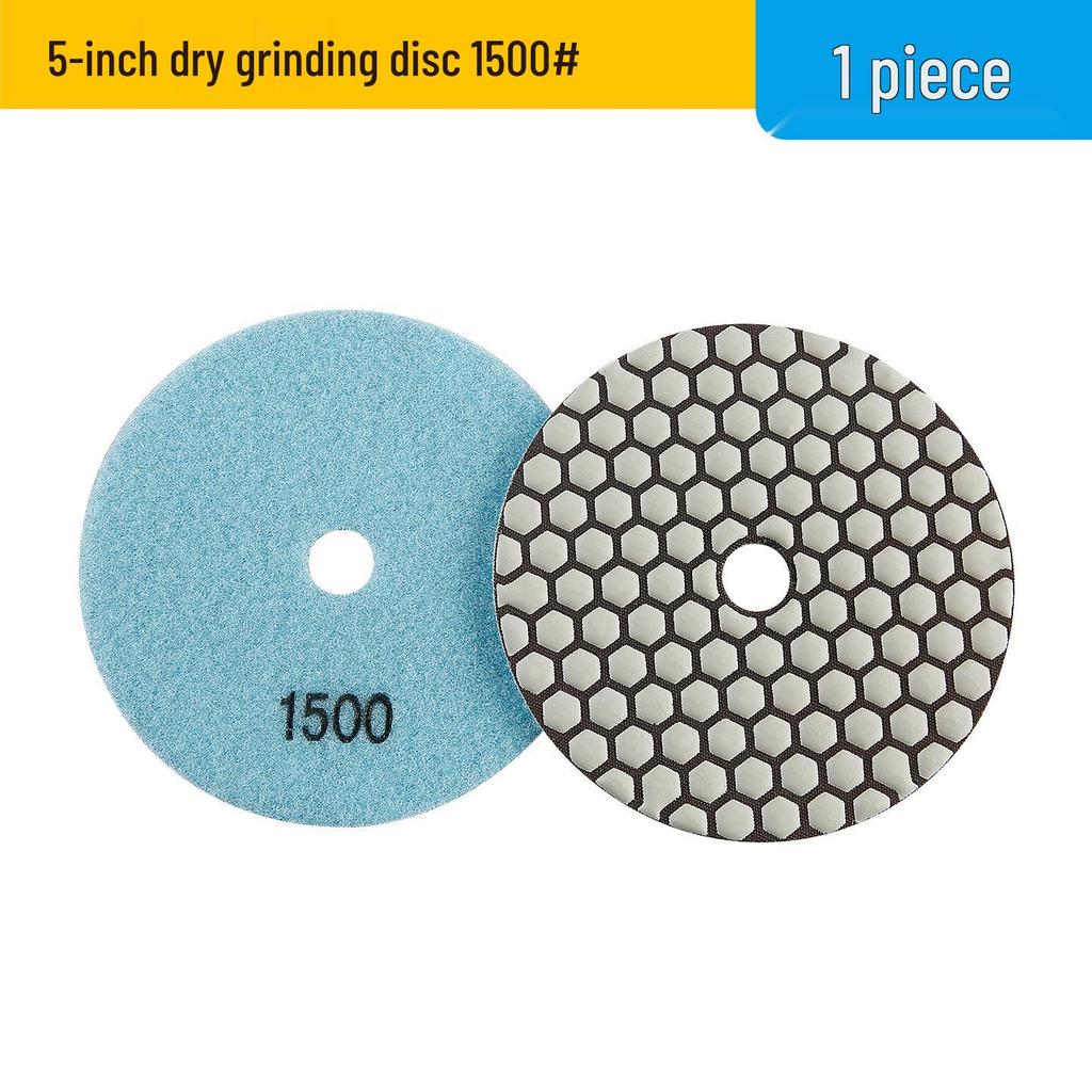 5-6 Inch Diamond Dry Polishing Disc for Marble, Granite, and Rock Slabs.