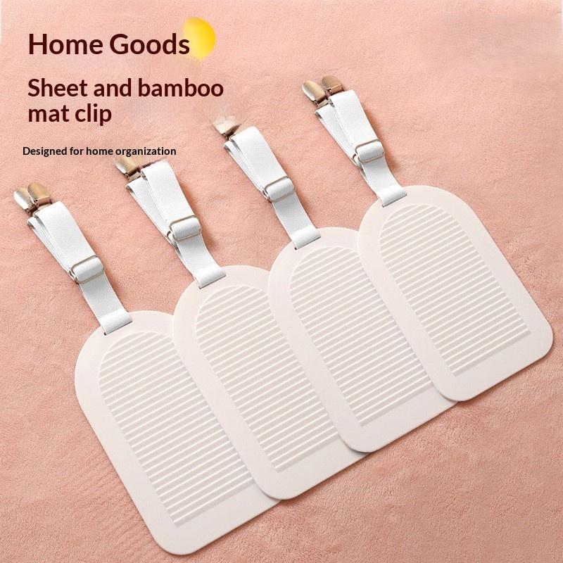 2/4Pcs Adjustable Non-Slip Bed Sheet Clip - Invisible Fastener With Secure Grip,No-Trace Design - Durable Pp Material