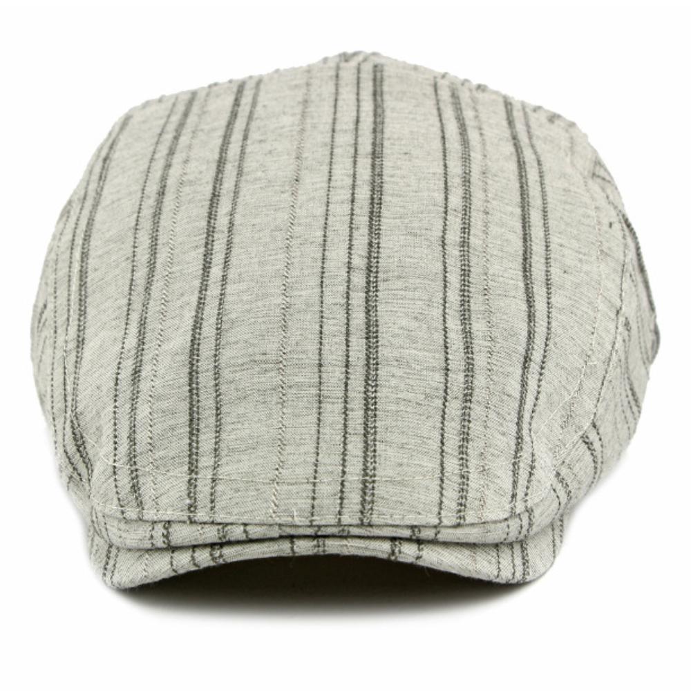 HT5058 Mens Berets Women Spring Summer Sun Cap Artist Painter Beret Hat Male Female Ivy Flat Cap Adjustable Striped Beret Caps