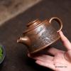 Tradition Yixing Handmade Purple Clay Teapot Chinese Hand-carved Landscape Tea Pot Beauty Tea Infuser Kettle Zisha Tea Set 180ml