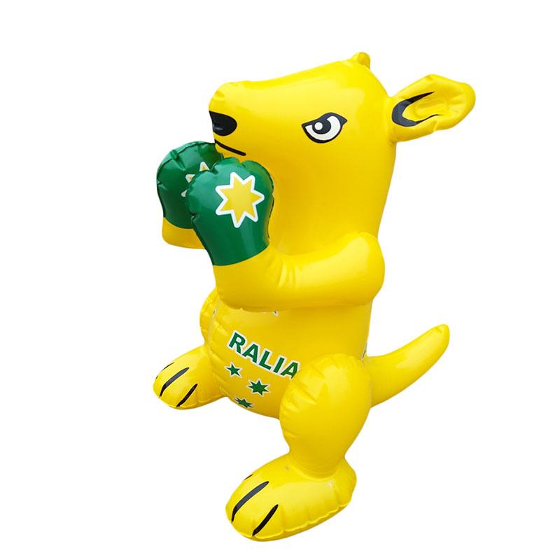 Factory Hot-selling PVC Inflatable Kangaroo Outdoor Display Toys жёлтый