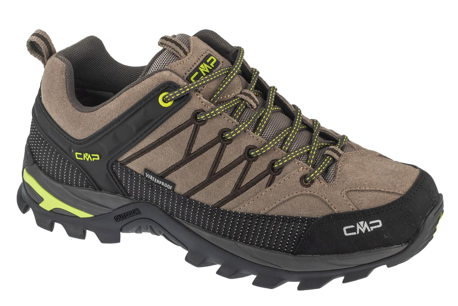 CMP Rigel Low WP, Herren braune Trekkingschuhe 46 braun