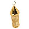 Gold Wind Lamp Handmade Retro Hollow Wind Lamp Iron Lantern for Wedding Party Decoration S