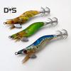 7CM/4.6G Luminous Shrimp Bait with Squid Jig Hook Sinker Realistic Bionic Artificial Lure Saltwater Freshwater Bass Walleye Trout Fishing Accessories