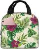 Hawaiian Hibiscus Flower Lunch Bag For Women Men Kids Lunch Box Insulated Lunch Container Tote Bag for Office Work School Picnic