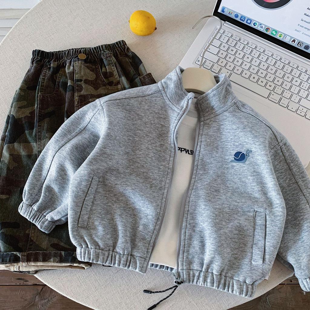 Boys' Coat Autumn New Korean Version Of Children'S Stand-Up Collar Jacket Boys Foreign Style Spring And Autumn Fashion