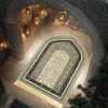 Muslim Prayer Mat, Arched Design Fringed Prayer Mat, Entrance And Bedroom Islamic Prayer Rug, Polyester Home Decoration