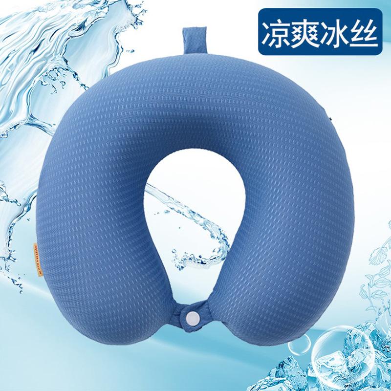 Summer Ice Silk Cervical Spine Pillow Cool Slow Rebound Office Neck Pillow Neck Pillow Nap Pillow