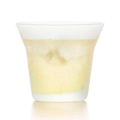 Wired Beans Eternal Rock Tumbler, Rocks Glass, Highball Glass, 370ml, Domestic Cedar Box (Frosted)