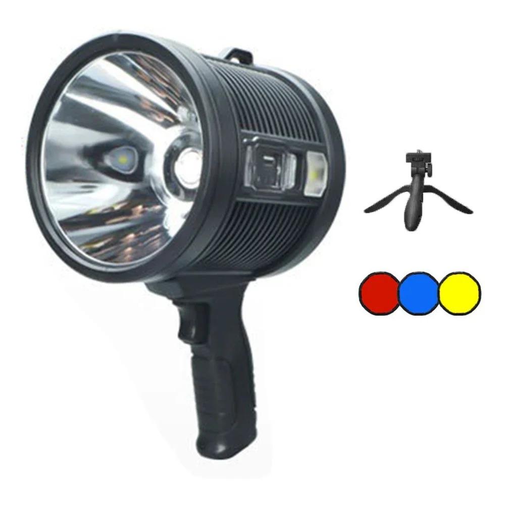 High Power Brightness Flashlight Outdoor Camping Waterproof Lights with Side Light Multi-Modes Torch USB Rechargeable Lantern