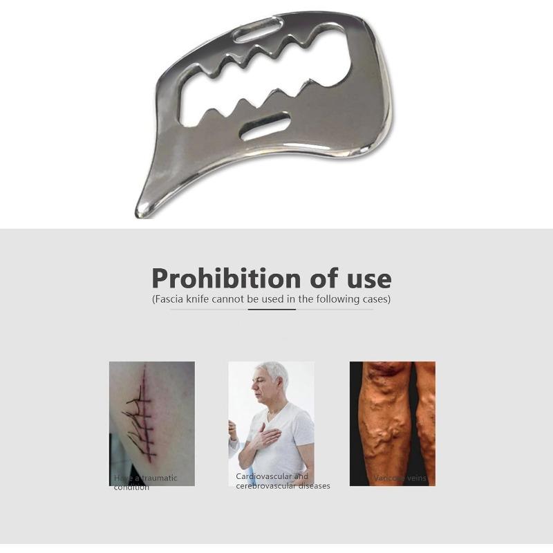 Stainless Steel Gua Sha Scraping Massage Tool for Relieving Body Pain