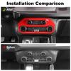 Red Air Conditioner Switch Control Panel Cover Trim Bezels For Ford Bronco +