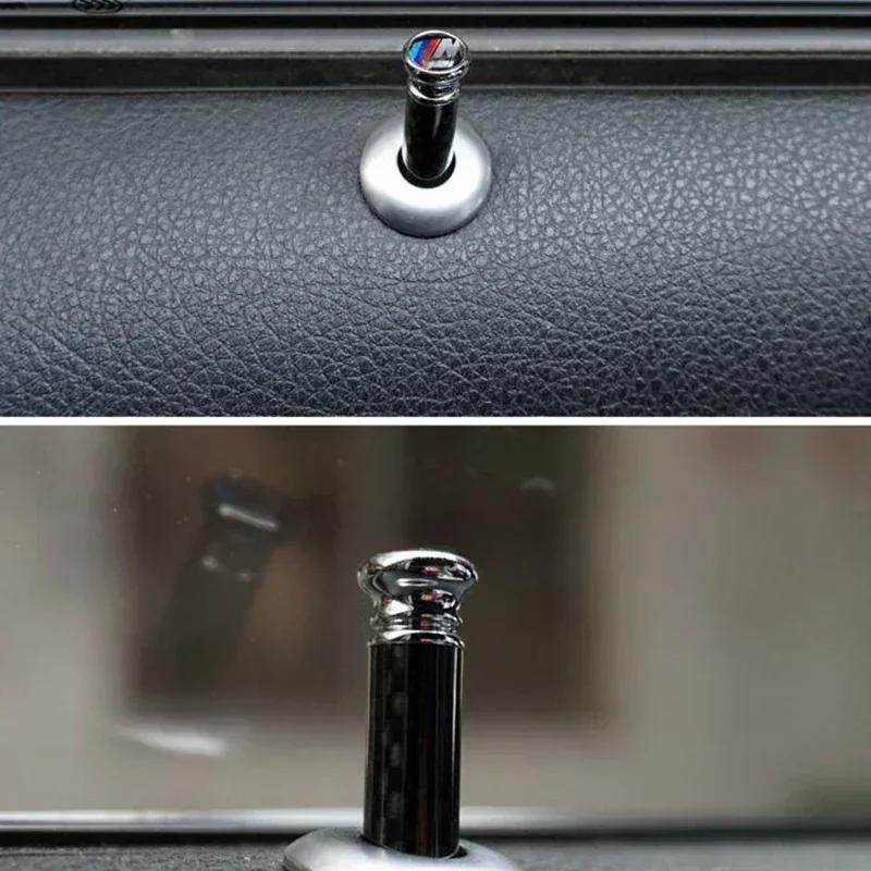 X6 X7 2025 New 4PCS Carbon Fiber Car Lock Modified Door Pin For BMW M E39 E36 E60 E90 E46 F30 F10 F20 E53 E34 X1 X3 X5 X6 Car Ac