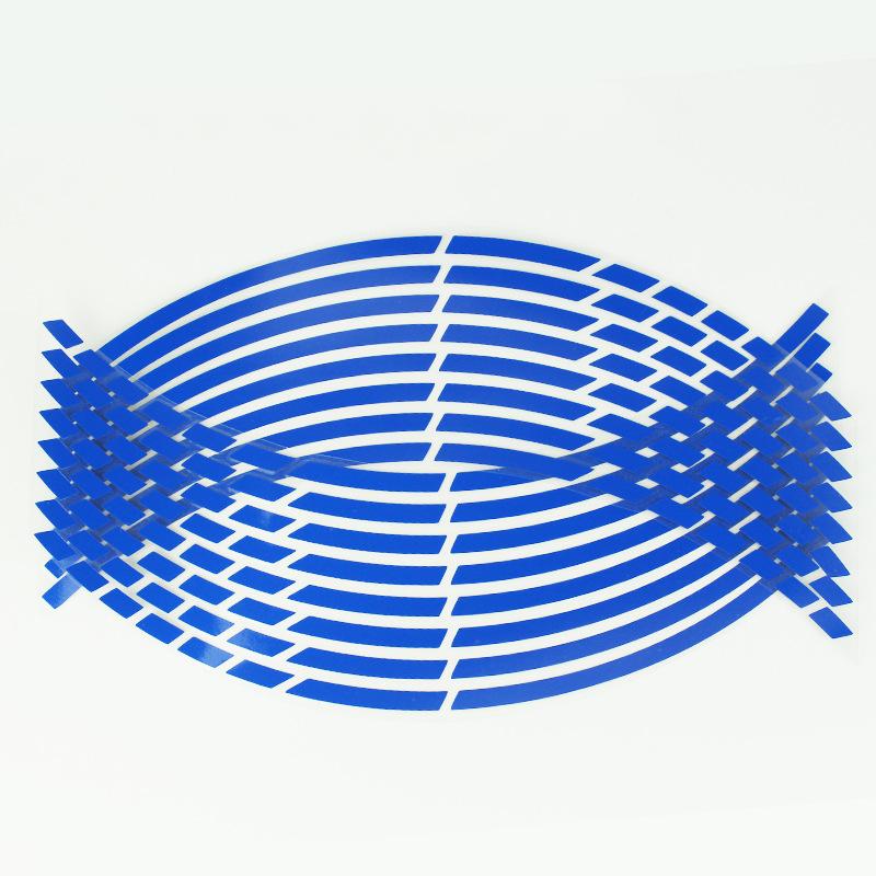 Motorcycle Wheel Tire Stickers Strips Reflective Rim Tape Strips for Motorcycle Car Wheel Tire Stickers Motorbike Auto Decals