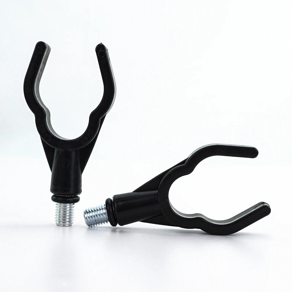 The Head of The Fish Fishing Stand Threaded Silicone Battery Stand  Elastic Anti-slip and Windproof Sea Rod Stand Fishing Gadget